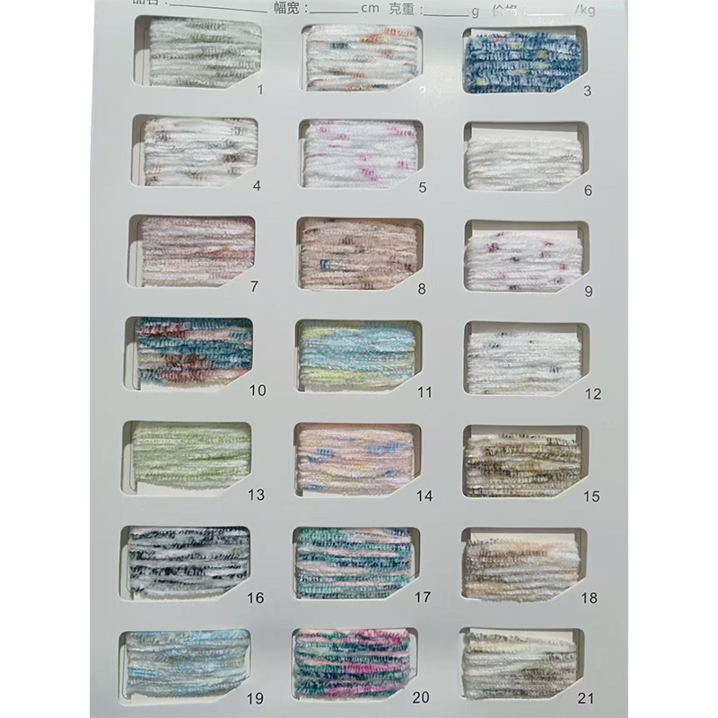 Firuri lucioase din poliester Chenille